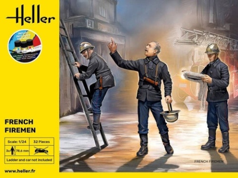 Heller 58753 Starter Kit - French Firemen 1/24