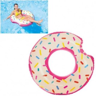 Koło do pływania nadgryziony Donut z cukierkami 107cm INTEX 56265