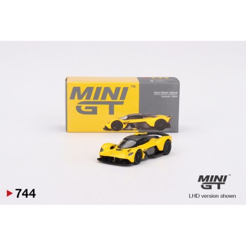 MINI GT 00744 ASTON MARTIN Valkyrie 2023 Sunburst Yellow ( MGT00744 )