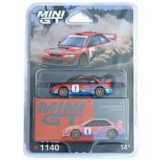 MINI GT 01140 Blister SUBARU IMPREZA WRC97 #1 A.Kremer DRM Champion 1999 - Blister