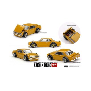 MINI GT KAIDO HOUSE 228 NISSAN SKYLINE 2000 GT-R (KPGC10) Kaido Street V2 1969