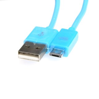OMEGA BAJA MICRO USB TO USB CABLE KABEL 2A 1M BLUE [44340]