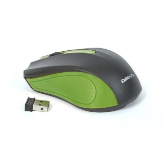 OMEGA MYSZ BEZPRZEWODOWA MOUSE WIRELESS 1000DPI GREEN [41793]