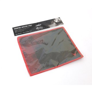 OMEGA VARR PRO-GAMING MOUSE PAD PODKŁADKA POD MYSZ 200X240X1,5 MM BLACK + RED EDGE [43232] TE