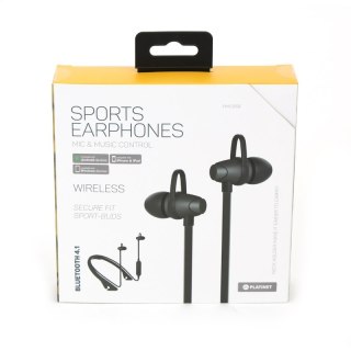PLATINET IN-EAR BLUETOOTH SPORT EARPHONES SŁUCHAWKI DOUSZNE + MIC PM1065 BLACK [43748] TE