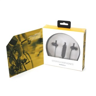 PLATINET IN-EAR BLUETOOTH SPORT EARPHONES SŁUCHAWKI DOUSZNE + MIC PM1065 BLACK [43748] TE