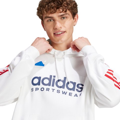 Bluza męska adidas House of Tiro Nations Pack biała IY4528 Bluza męska adidas House of Tiro Nations Pack biała IY4528
