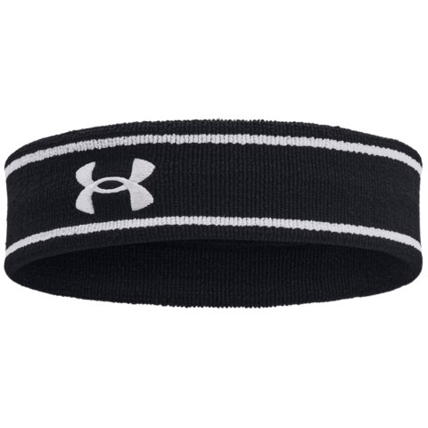 Opaska na głowę Under Armour Striped Performance Terry HB czarna 1373118 001 Opaska na głowę Under Armour Striped Performance Terry HB czarna 1373118 001