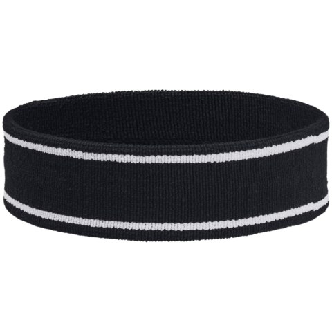 Opaska na głowę Under Armour Striped Performance Terry HB czarna 1373118 001 Opaska na głowę Under Armour Striped Performance Terry HB czarna 1373118 001