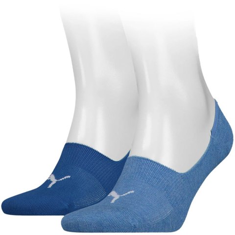 Skarpety Puma Footie 2 pary niebieskie 906245 38 Skarpety Puma Footie 2 pary niebieskie 906245 38