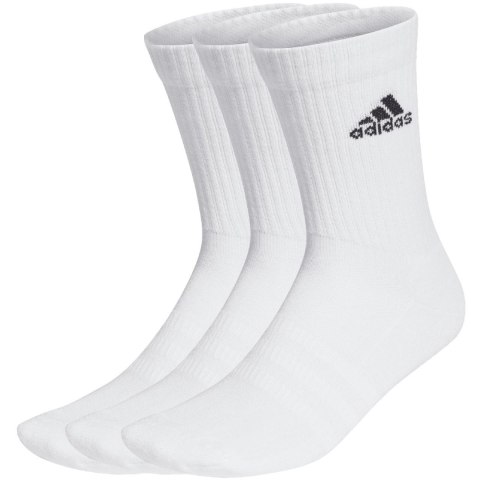 Skarpety adidas Cushioned Crew Socks 3P białe HT3446 Skarpety adidas Cushioned Crew Socks 3P białe HT3446