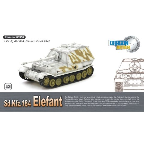 Dragon Armor 60356 1/72 Elefant s.Pz.Jg.Abt.614