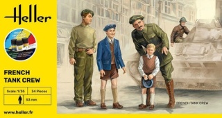 Heller 35323 Starter Kit - French Tank Crew 1/35