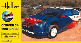 Heller 56117 Starter Set - Citroen C4 WRC Speed 1/43