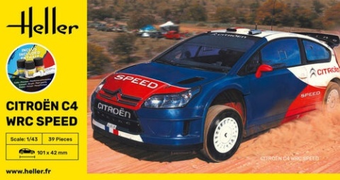 Heller 56117 Starter Set - Citroen C4 WRC Speed 1/43