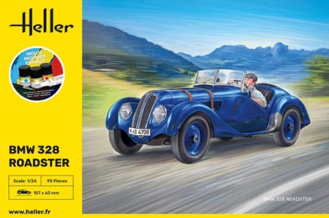 Heller 56701 Starter Kit - BMW 328 Roadster 1:24