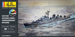 Heller 57015 Starter Kit - Victor Schoelcher Commandant Riviere 1/400