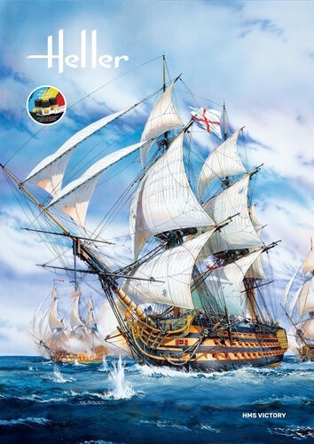 Heller 58897 Starter Kit - HMS Victory 1:100