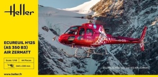 Heller 80490 Ecureuil H125 (AS 350 B3) Air Zermatt 1/48