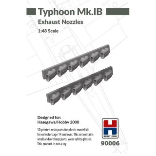 Hobby 2000 90006 Typhoon Mk. IB Exhaust Nozzles
