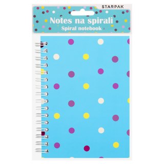 Kołonotes A6 Kropki STARPAK 580510