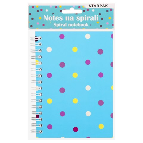 Kołonotes A6 Kropki STARPAK 580510