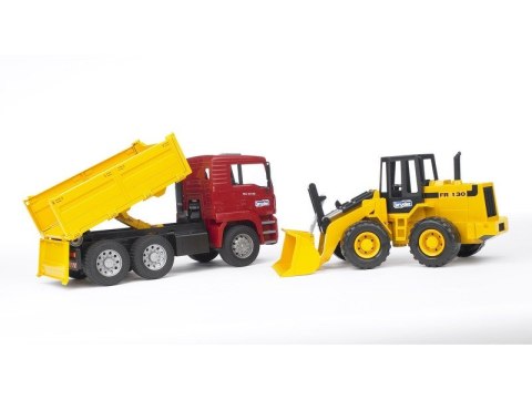 MAN TGA wywrotka z ładowarką BRUDER BR-02752