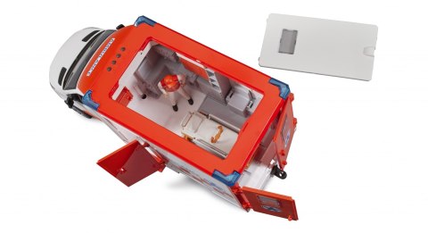 MB Sprinter Ambulans z figurką ratownika medycznego i modułem światło dźwięk BRUDER BR-02676