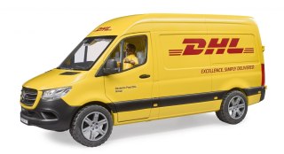 MB Sprinter DHL z figurką kuriera i z akcesoriami BRUDER BR-02671