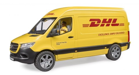 MB Sprinter DHL z figurką kuriera i z akcesoriami BRUDER BR-02671