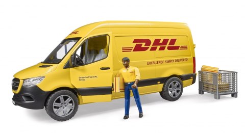 MB Sprinter DHL z figurką kuriera i z akcesoriami BRUDER BR-02671