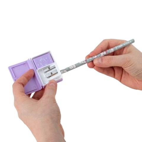 TEMPEROWKA 2OSTRZ POJEMN GUM CUTE KIDEA PUD A24