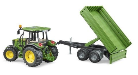 Traktor John Deere 5115M z przyczepą wywrotką BRUDER BR-02108