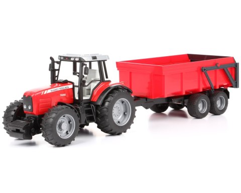 Traktor Massey Ferguson 7480 z przyczepą wywrotką BRUDER BR-02045