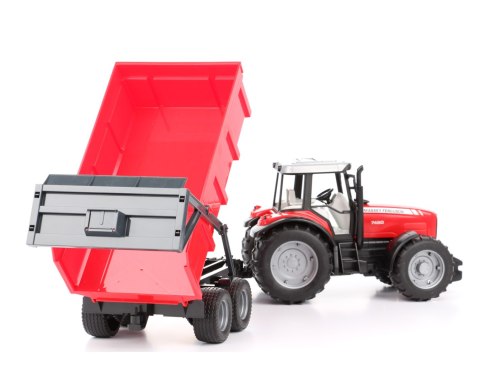 Traktor Massey Ferguson 7480 z przyczepą wywrotką BRUDER BR-02045