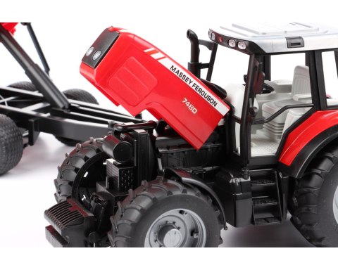 Traktor Massey Ferguson 7480 z przyczepą wywrotką BRUDER BR-02045