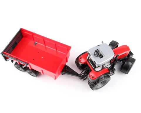 Traktor Massey Ferguson 7480 z przyczepą wywrotką BRUDER BR-02045