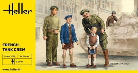 Heller 30323 French Tank Crew 1:35