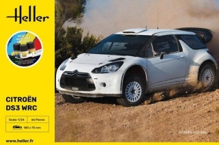 Heller 56758 Starter Kit - Citroen DS3 WRC 1:24