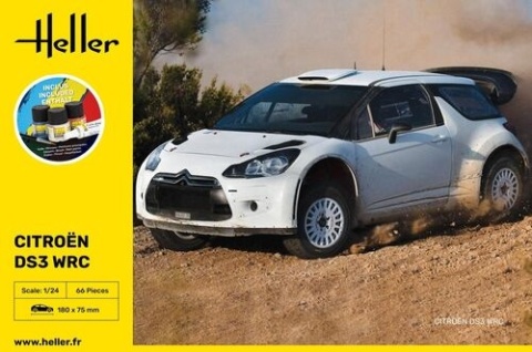 Heller 56758 Starter Kit - Citroen DS3 WRC 1:24