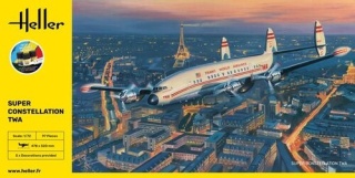 Heller 58391 Starter Kit - Super Constellation TWA 1/72