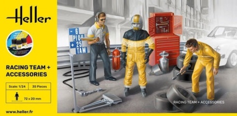Heller 58750 Starter Set - Racing Team + Accessories 1/24