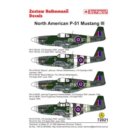 Techmod 72021 Mustang III