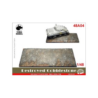 Toro 48A04 Destroyed Cobblestone Mała Gipsowa Podstawka 18x7 cm