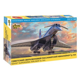 Zvezda 7045 Soviet Supersonic Airliner Tu-144 1/144