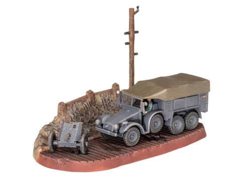 Revell 03344 1/76 Krupp Protze KFZ 69 with 3,7cm Pak