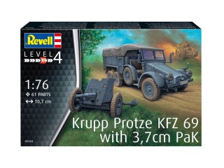 Revell 03344 1/76 Krupp Protze KFZ 69 with 3,7cm Pak