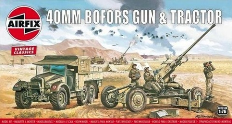 Airfix 02314V Bofors Gun & Tractor -1/76
