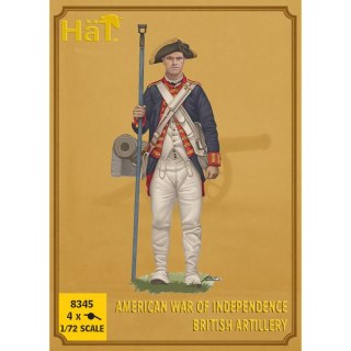 HaT 8345 American War of Independence British Artillery 1/72 (4 pcs)
