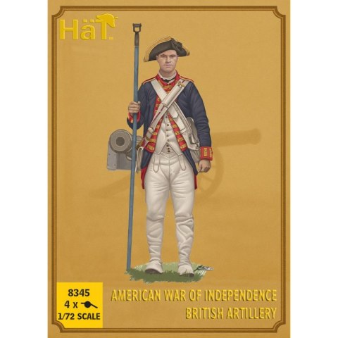 HaT 8345 American War of Independence British Artillery 1/72 (4 pcs)